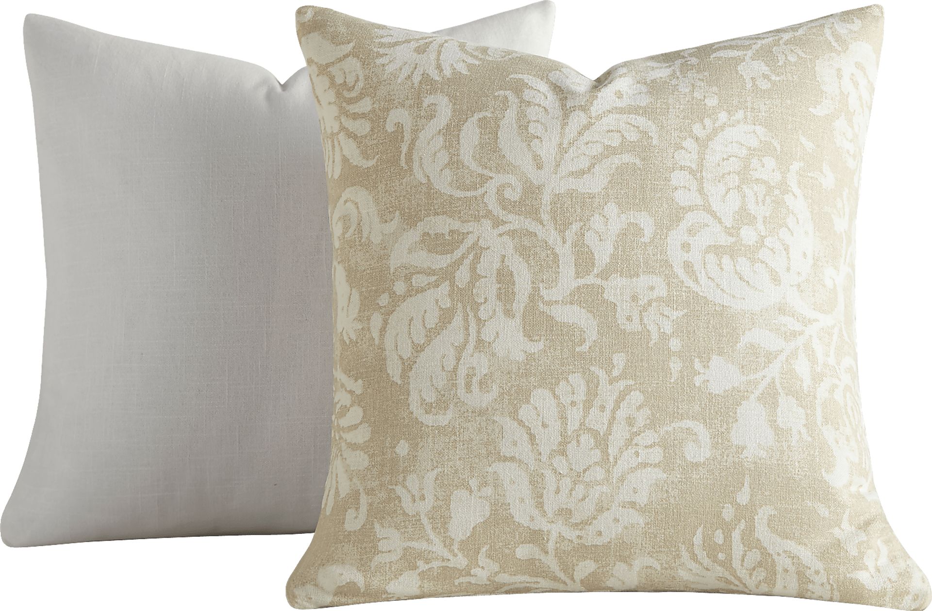 Petalgem Natural Accent Pillow Set of 2 - Image 1