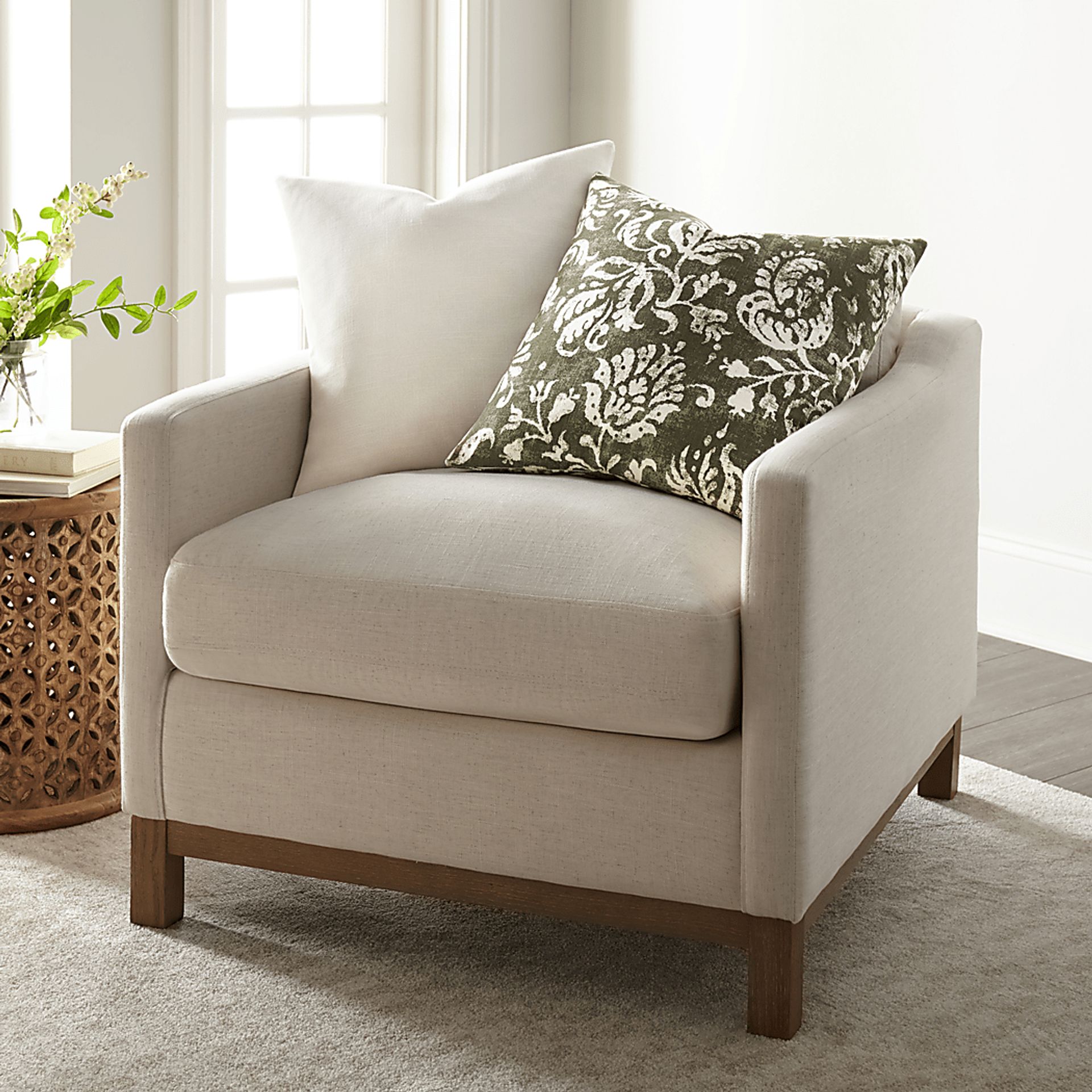 Petalgem Olive Accent Pillow Set of 2 - Image 3