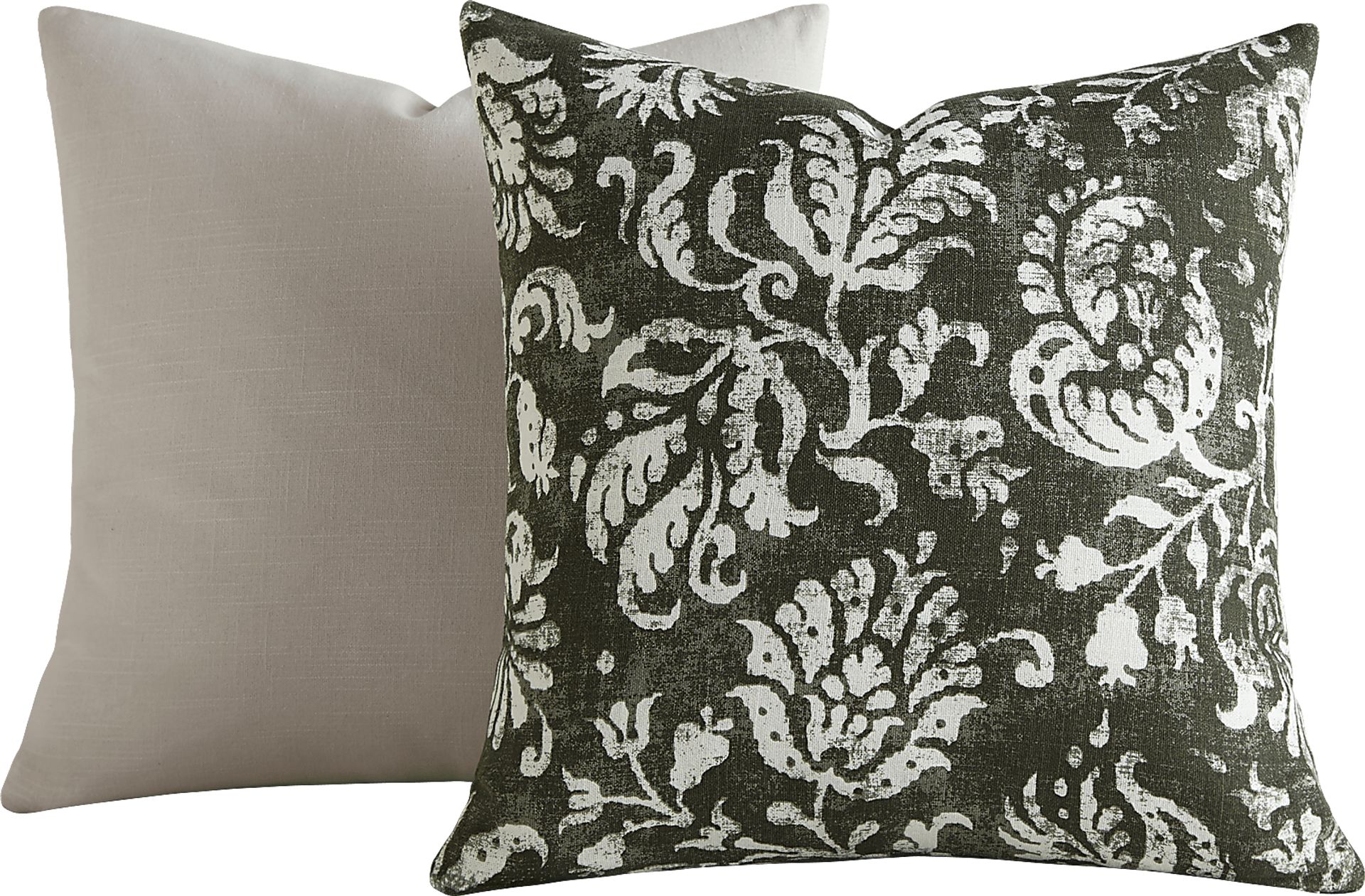 Petalgem Olive Accent Pillow Set of 2 - Image 1