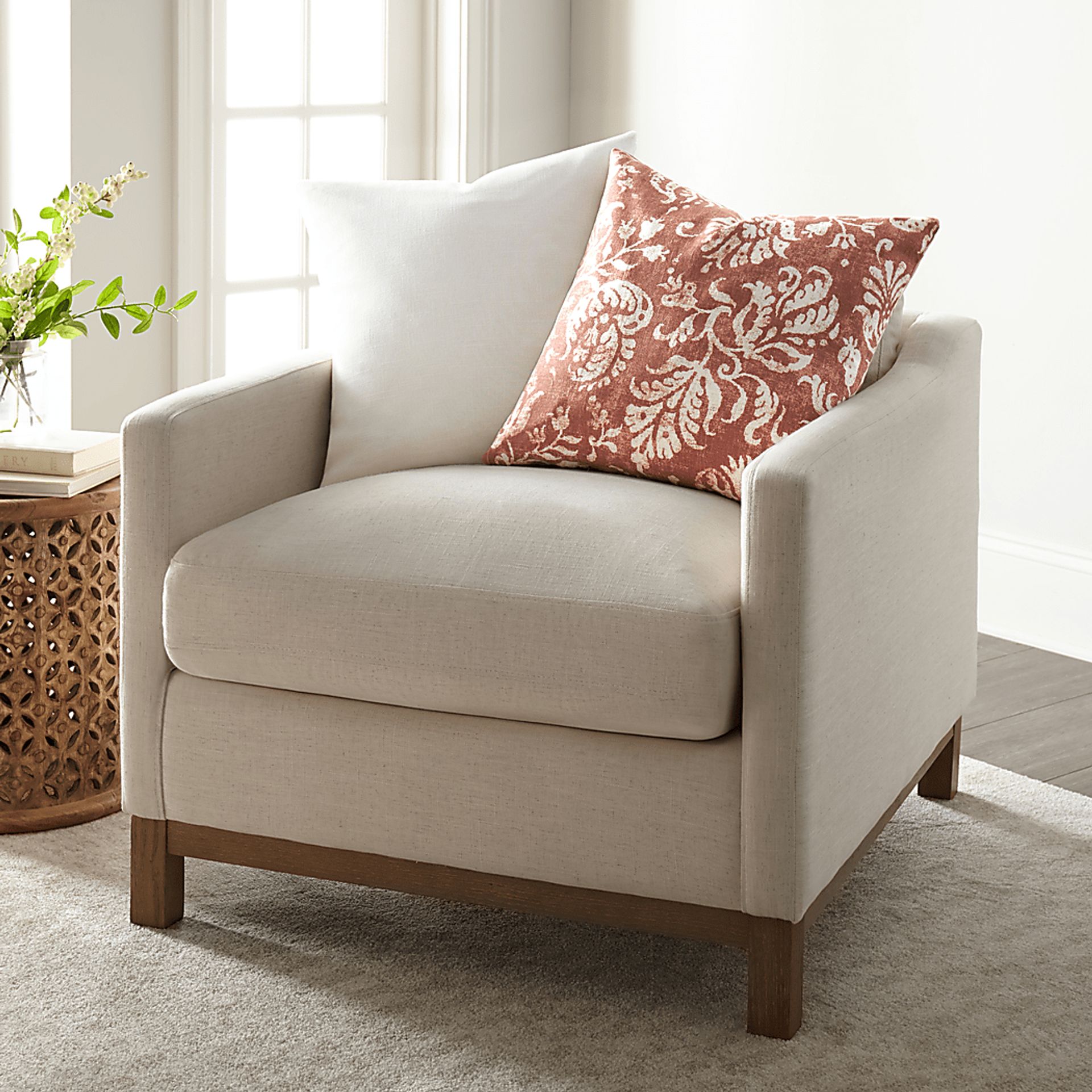 Petalgem Rose Accent Pillow Set of 2 - Image 3