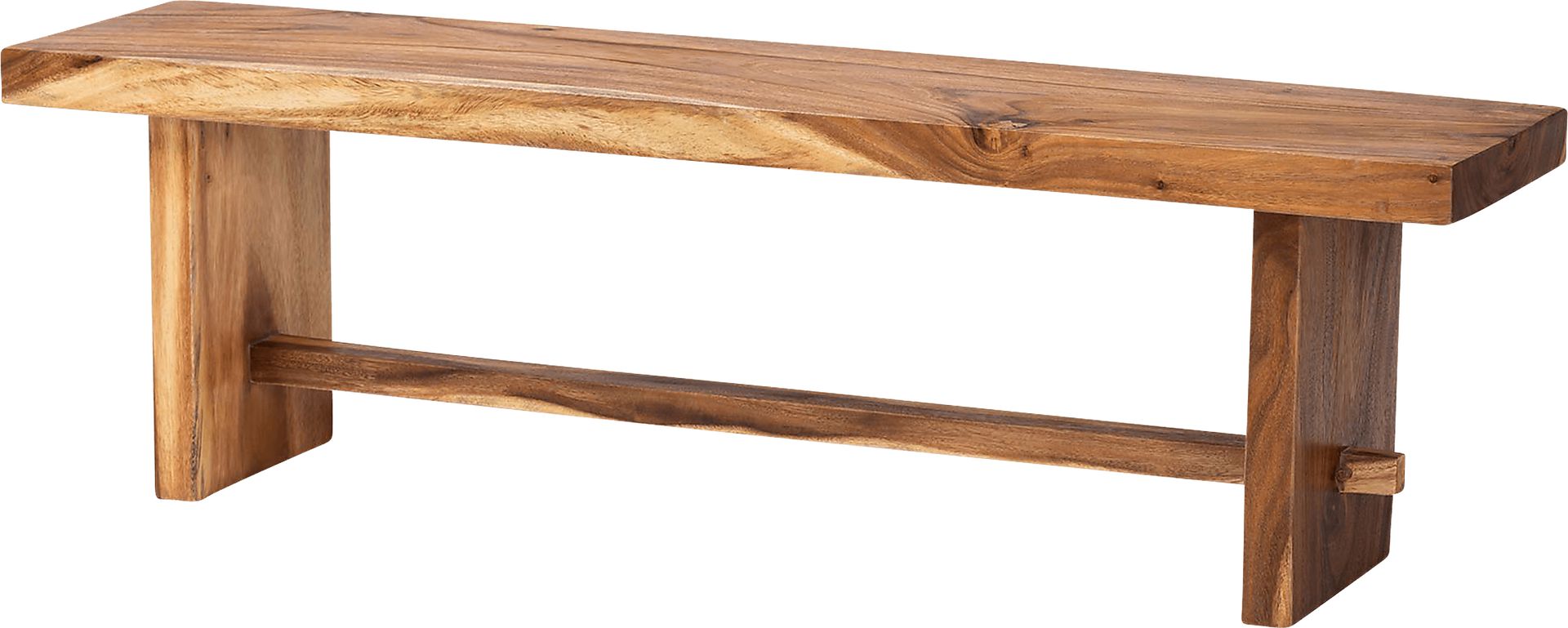 Petaline Brown Dining Bench - Image 1