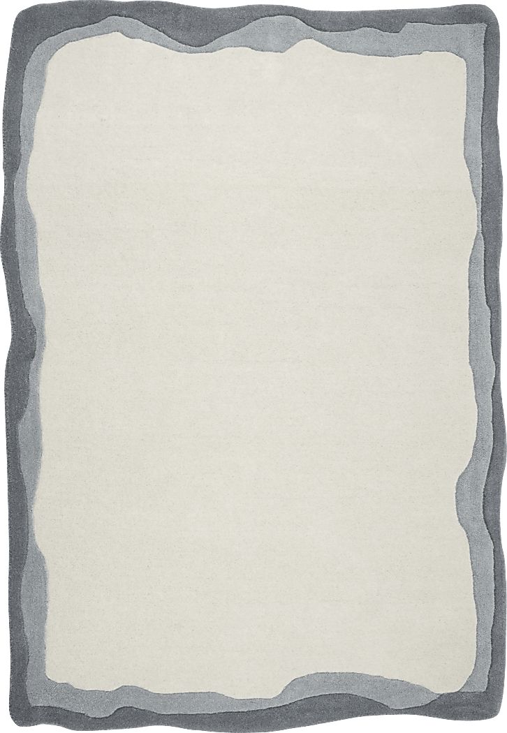 Petalshine Gray 5' x 7' Rug