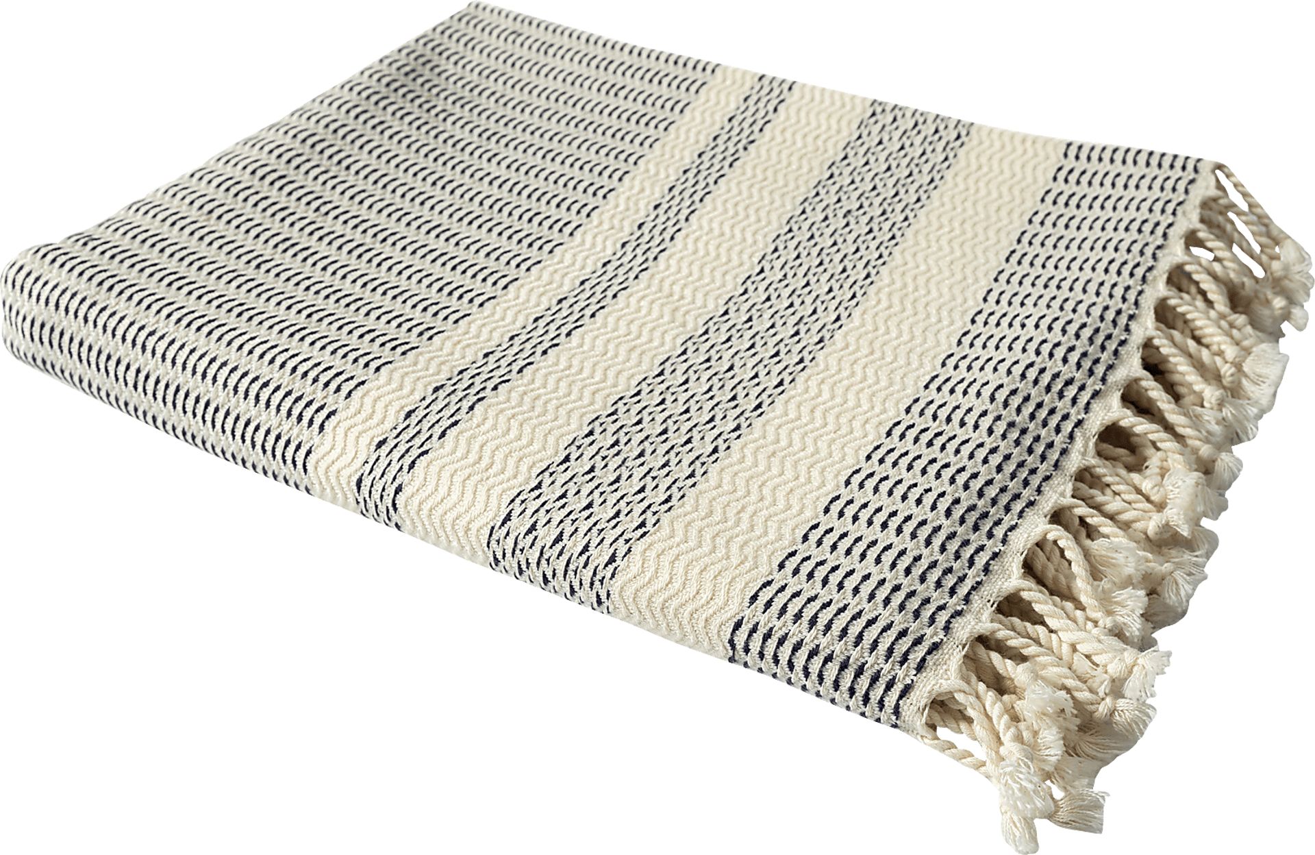 Petalwell Navy Throw Blanket - Image 3