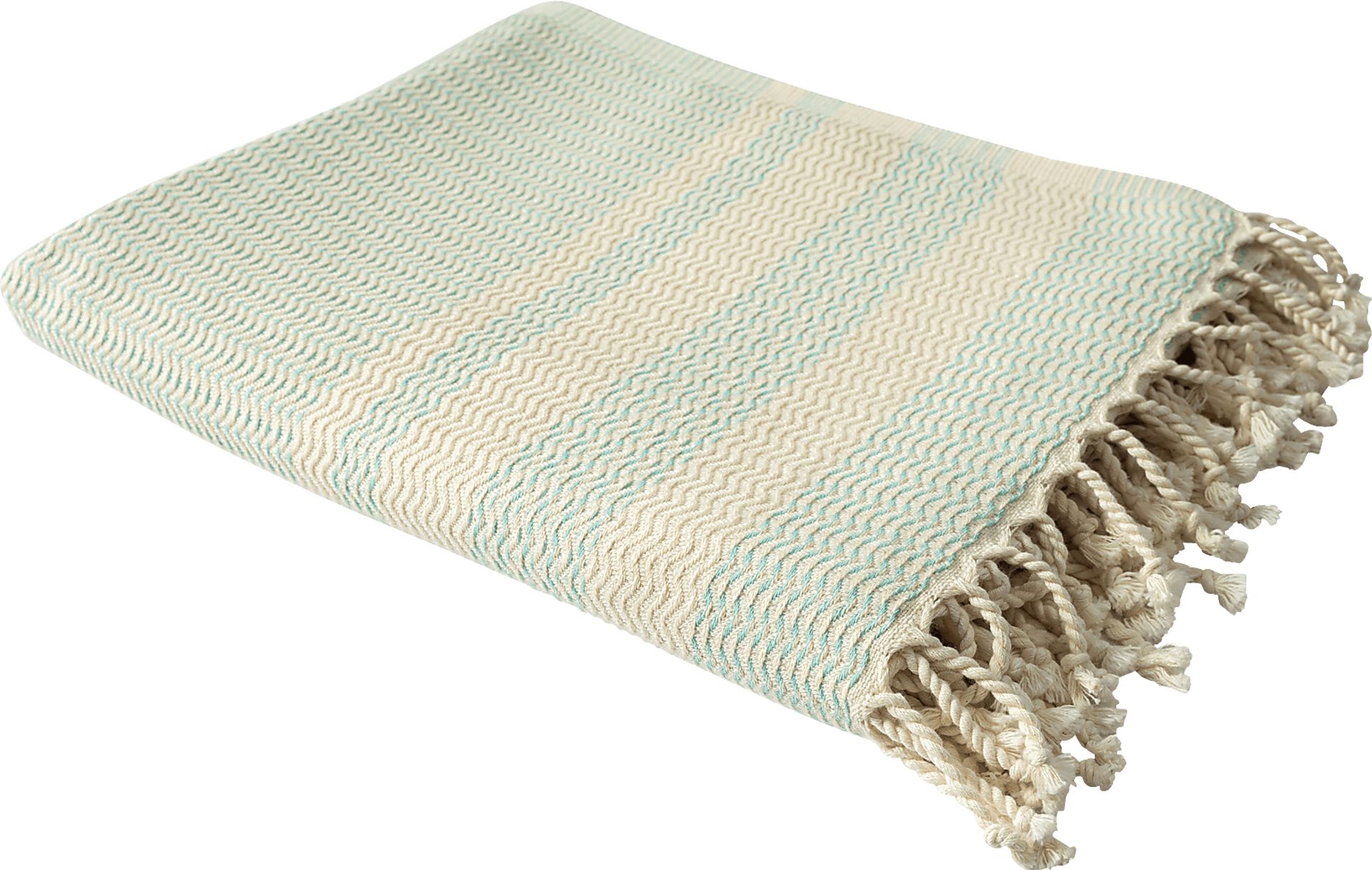 Petalwell Turquoise Throw Blanket - Image 3
