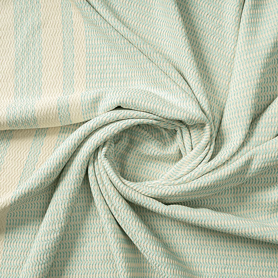 Petalwell Turquoise Throw Blanket