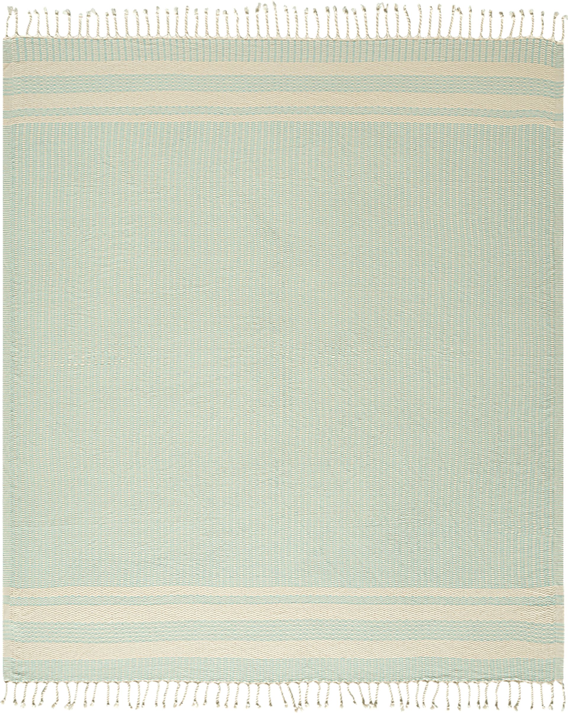 Petalwell Turquoise Throw Blanket - Image 1