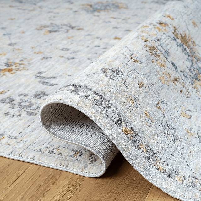 Petebora Gray/Multicolor 2'6 x 8' Runner Rug - Thumbnail - Image 5
