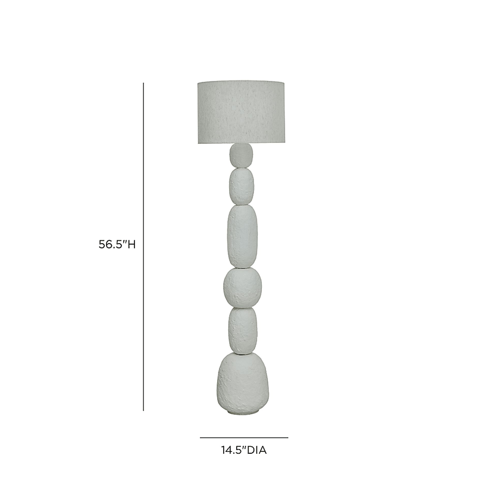 Petisis Beige Floor Lamp - Image 4
