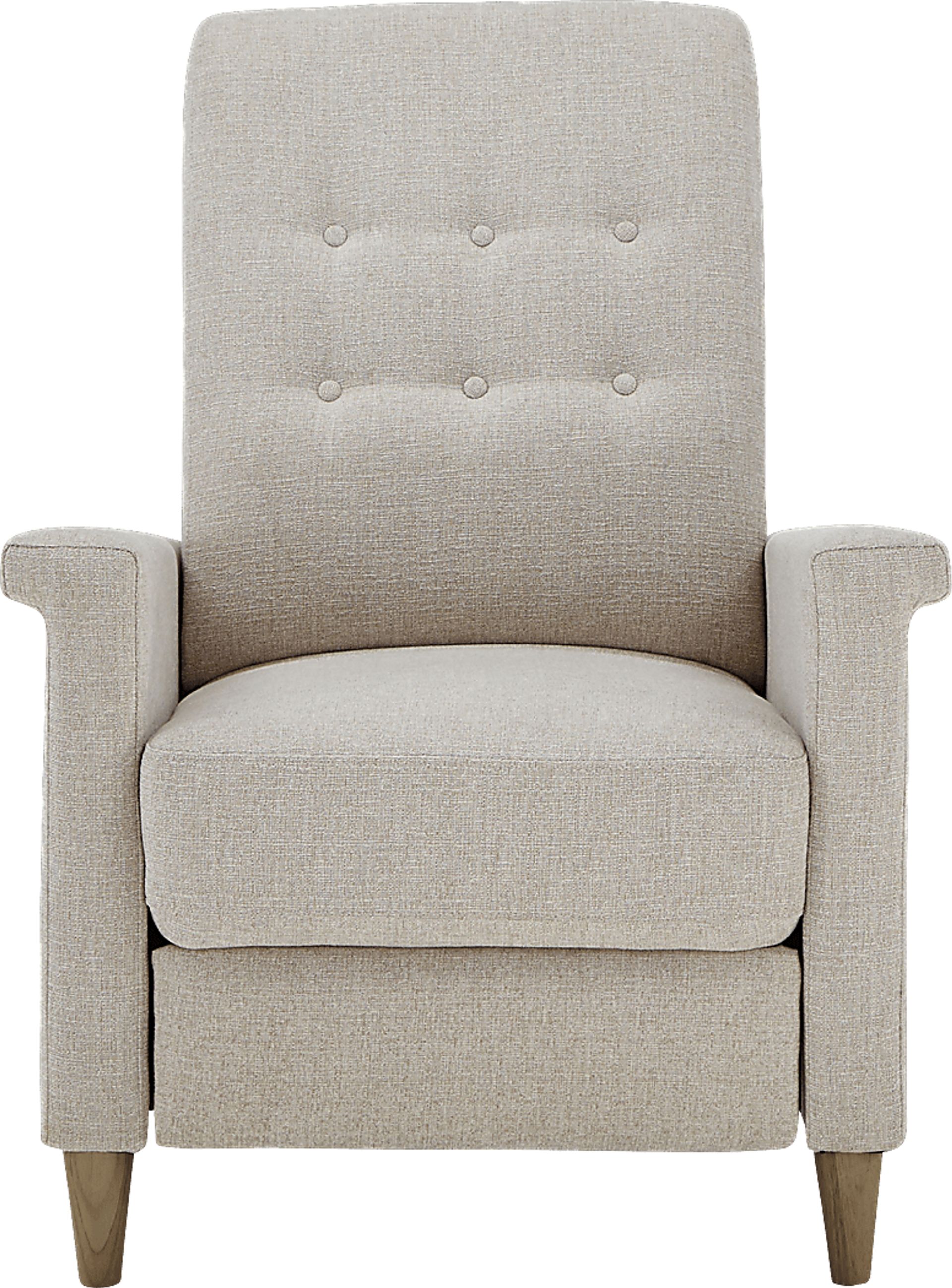 Petrelle Beige Pushback Recliner - Image 3