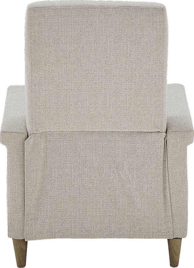 Petrelle Beige Pushback Recliner - Thumbnail - Image 4