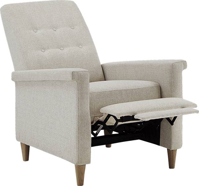 Petrelle Beige Pushback Recliner - Thumbnail - Image 5