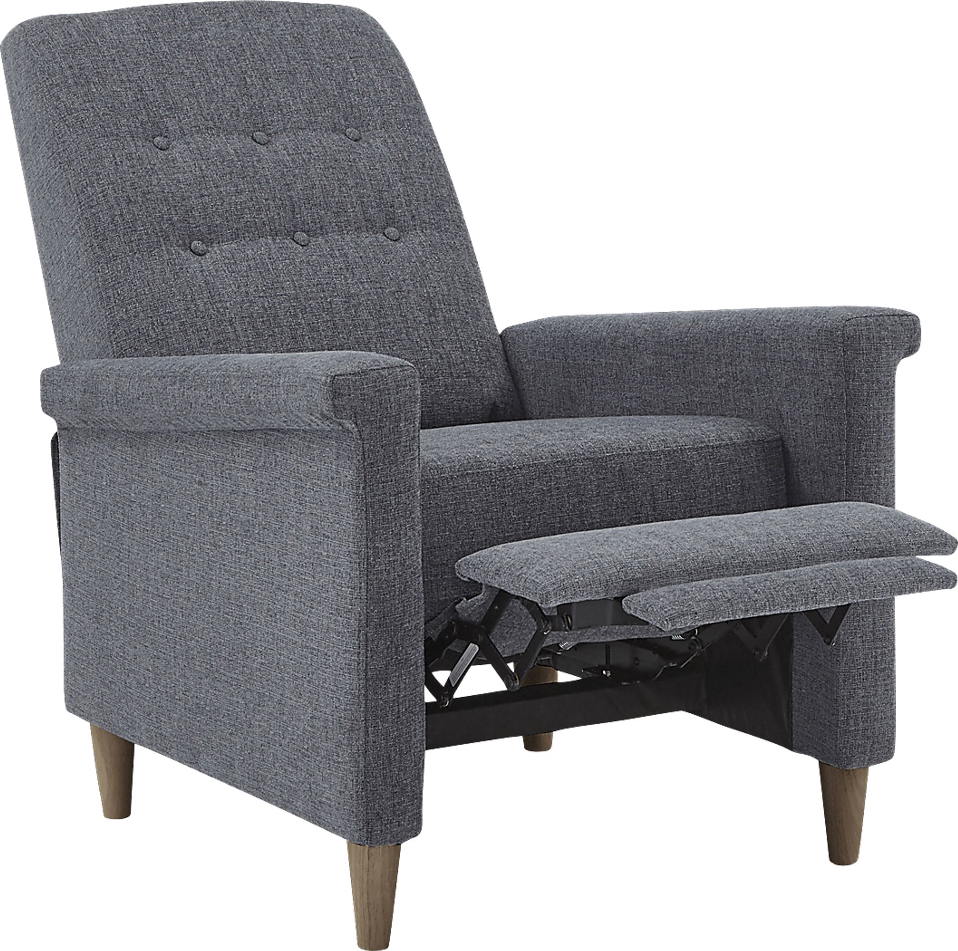 Petrelle Dark Gray Pushback Recliner - Image 5