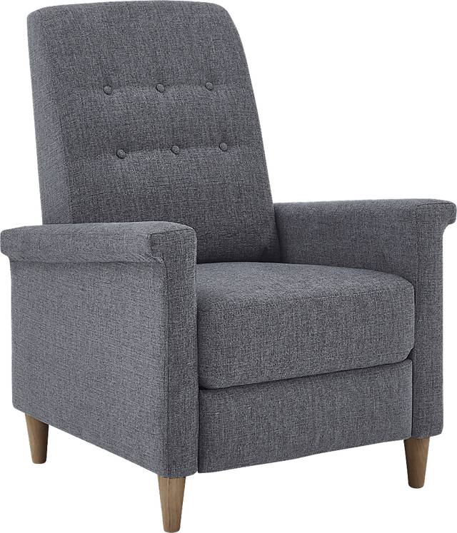 Petrelle Dark Gray Pushback Recliner - Thumbnail - Image 1