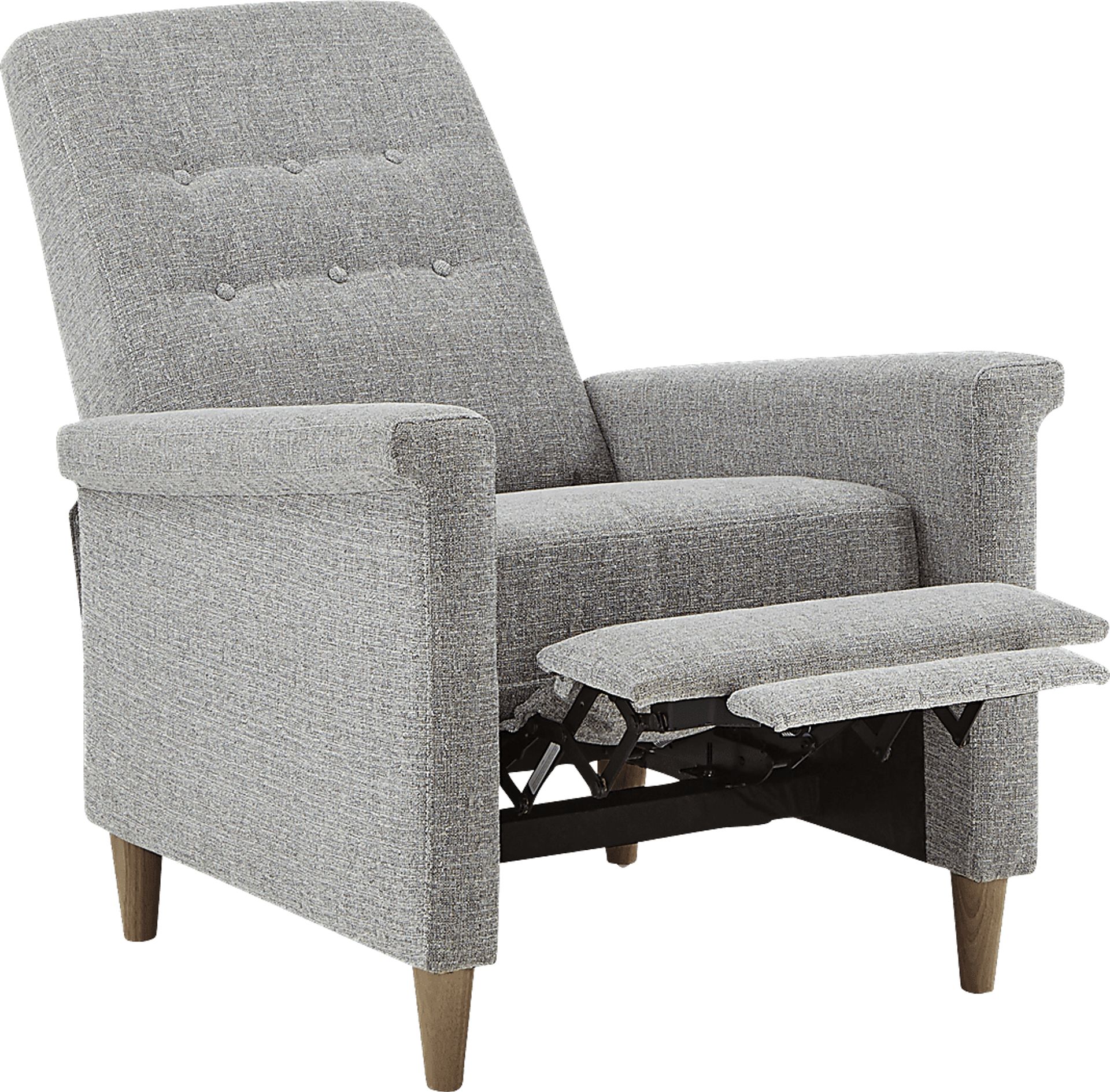 Petrelle Gray Pushback Recliner - Image 5