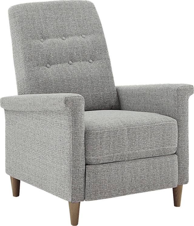 Petrelle Gray Pushback Recliner - Thumbnail - Image 1