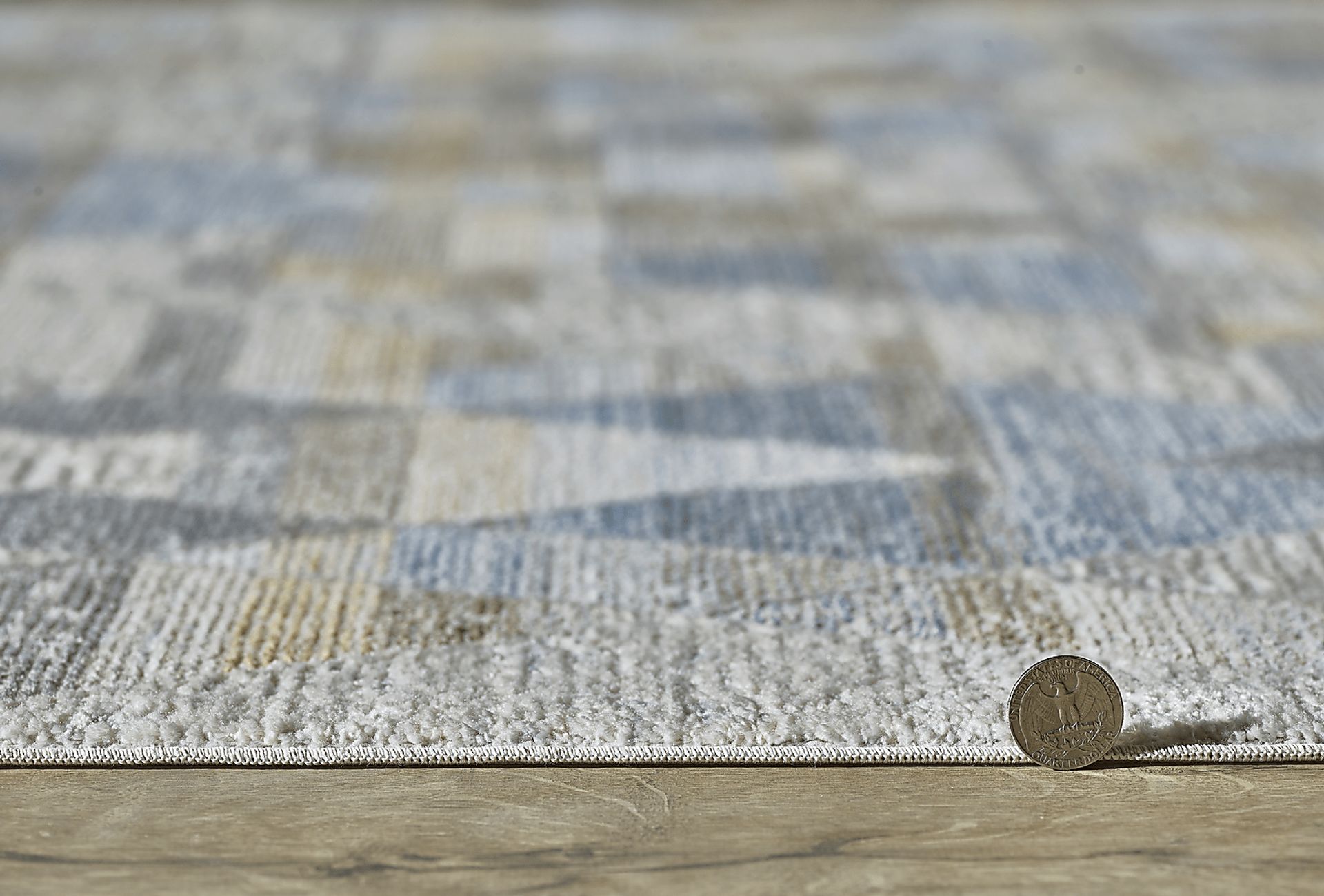 Petroton Gold/Blue 7'10 x 10'10 Rug - Image 3