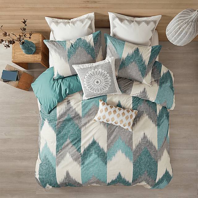 Petsire Blue 3 Pc Full/Queen Comforter Set - Thumbnail - Image 4