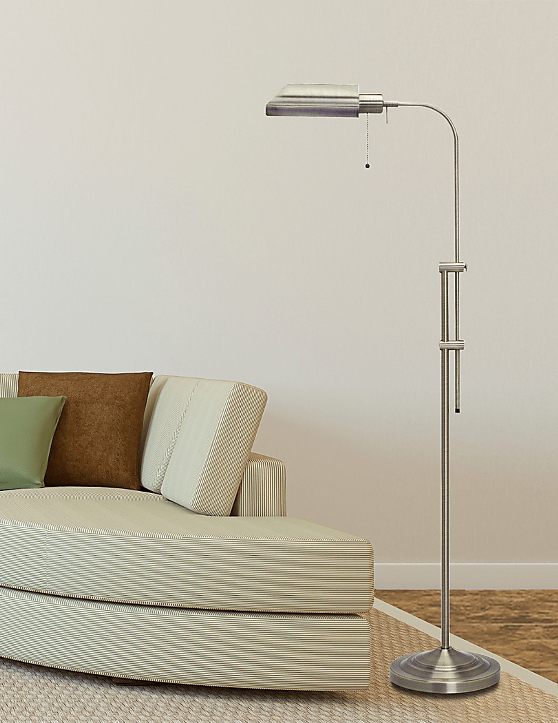Petway Silver Floor Lamp - Image 2