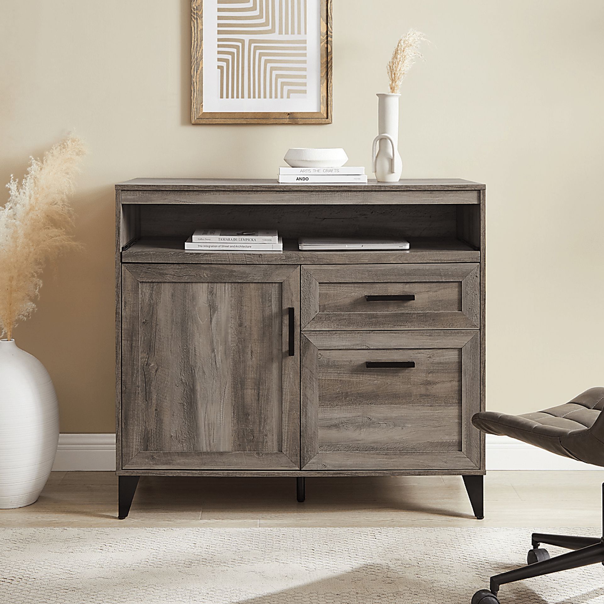 Peveto Gray Desk - Image 2
