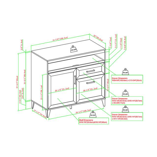 Peveto Gray Desk - Thumbnail - Image 6