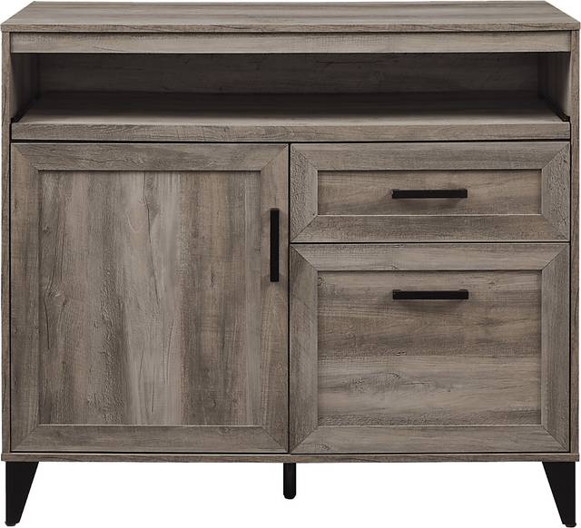 Peveto Gray Desk - Thumbnail - Image 1