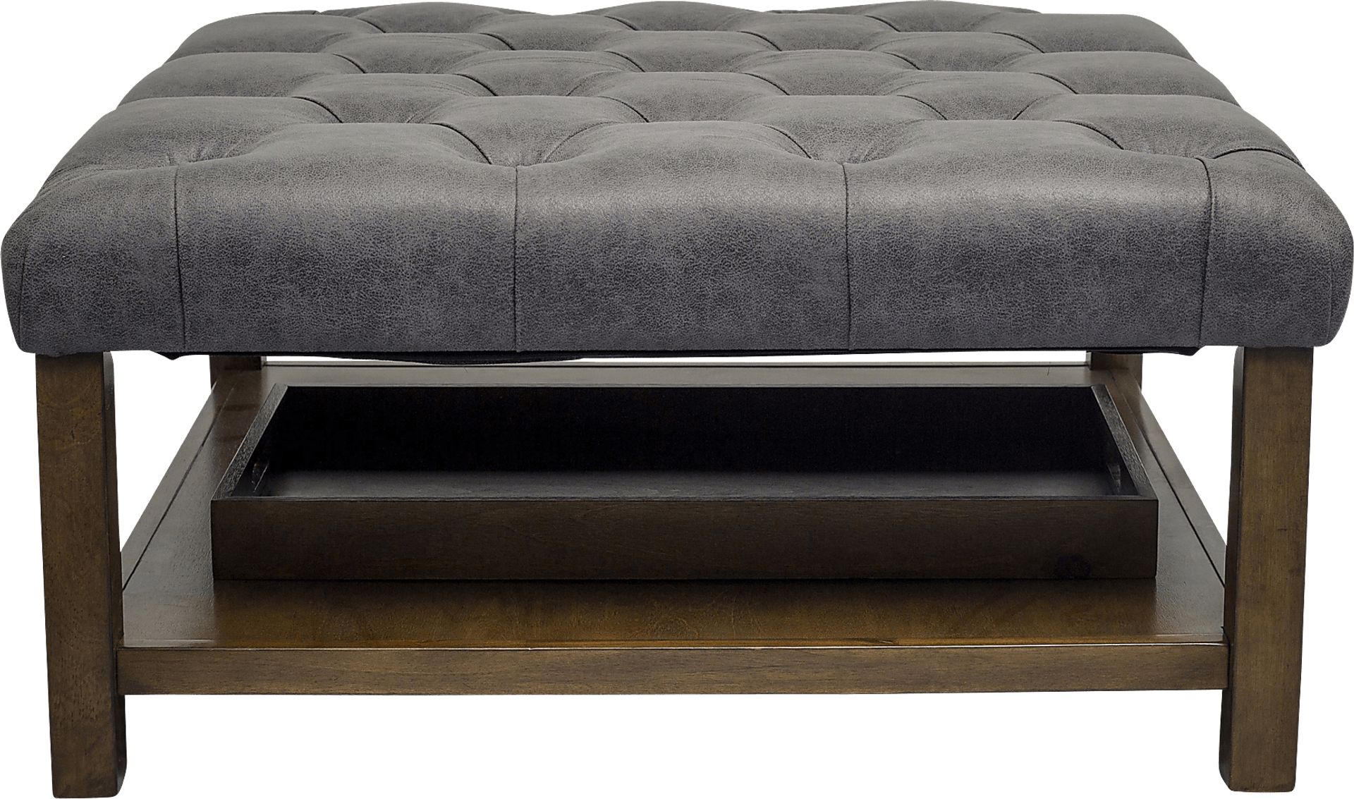 Pharlow Brown Cocktail Ottoman - Image 2