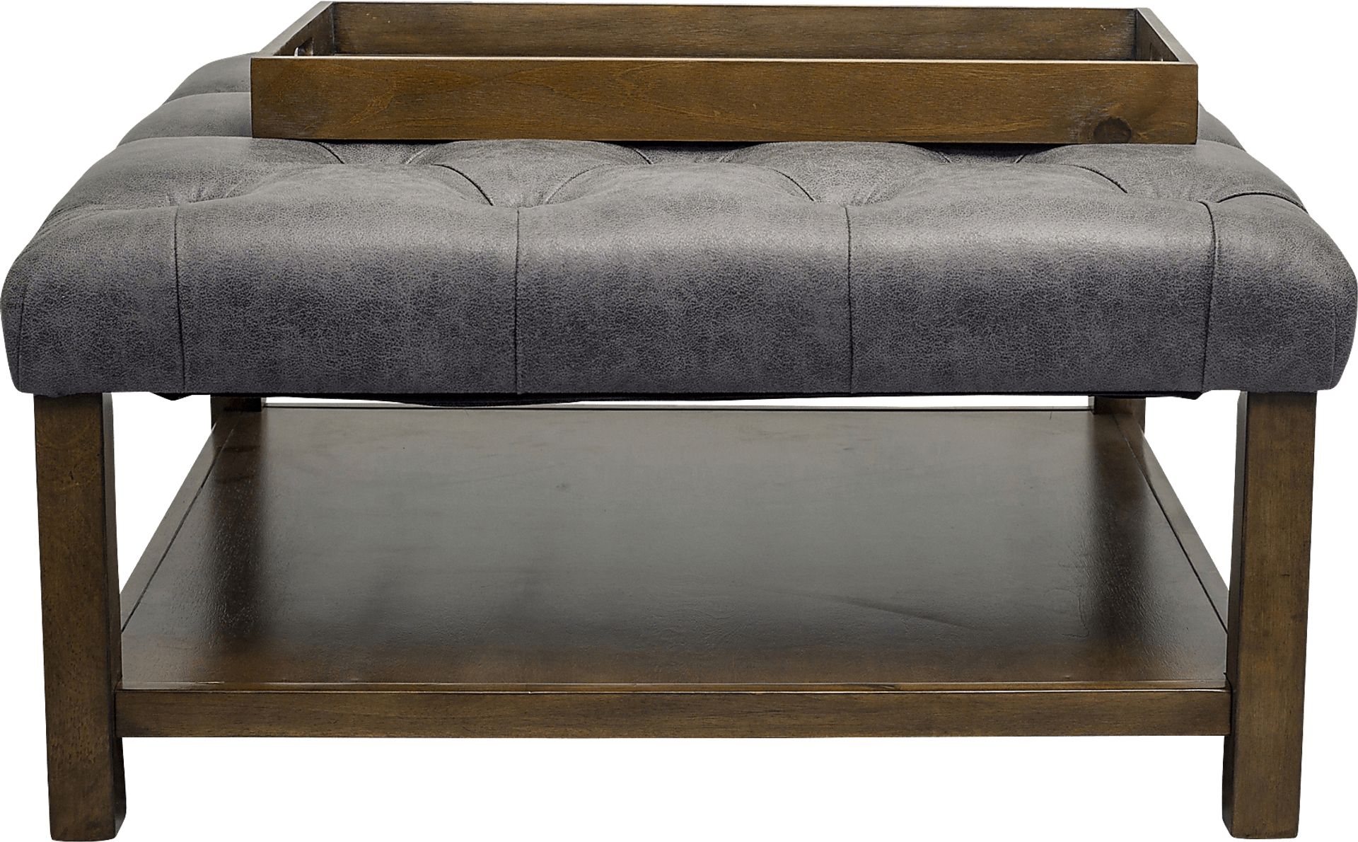 Pharlow Brown Cocktail Ottoman - Image 3