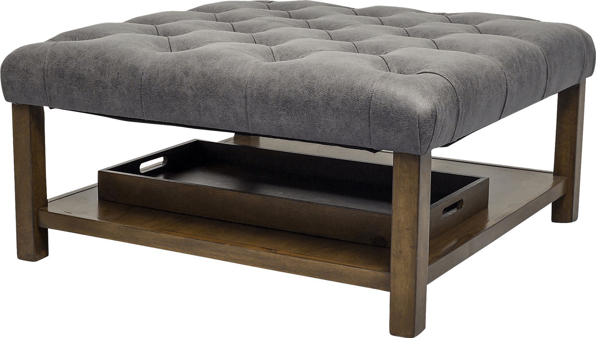 Pharlow Brown Cocktail Ottoman - Image 5