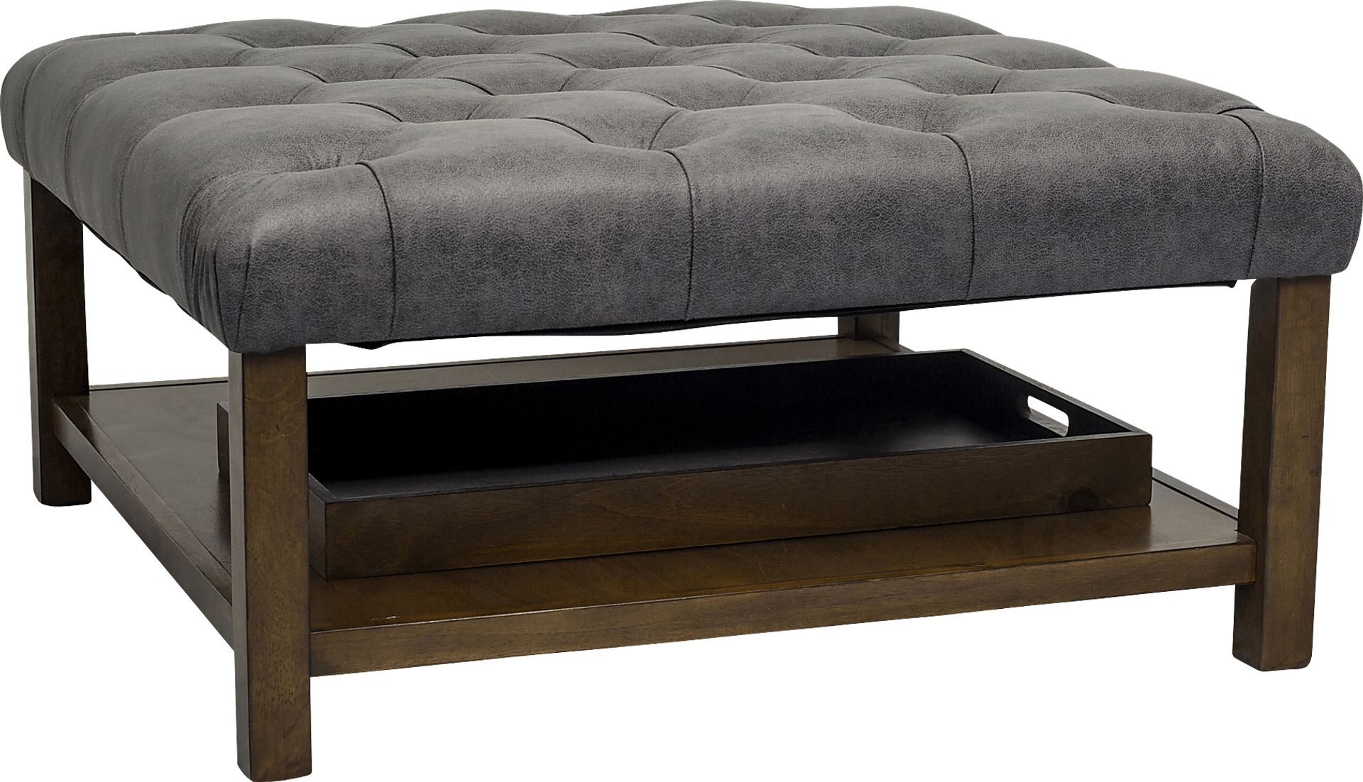 Pharlow Brown Cocktail Ottoman - Image 6