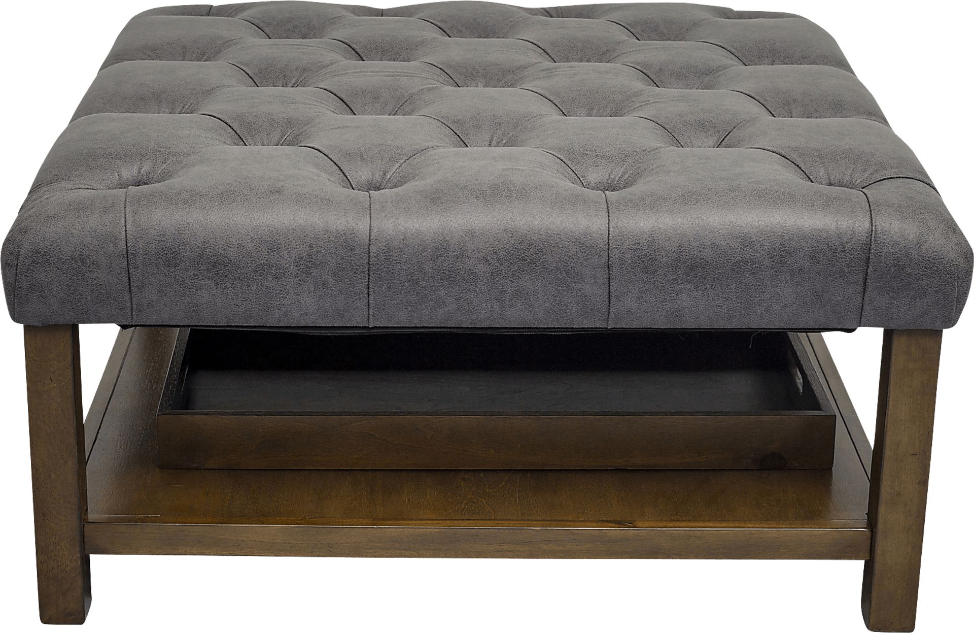 Pharlow Brown Cocktail Ottoman - Image 8