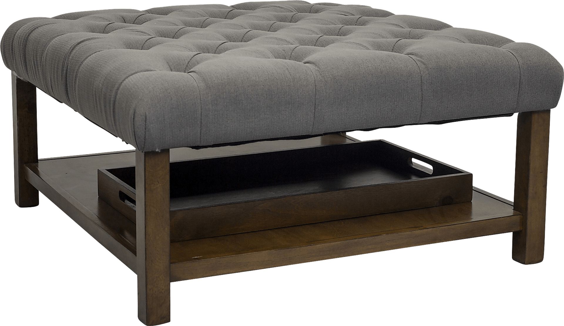 Pharlow Dark Gray Cocktail Ottoman - Image 2