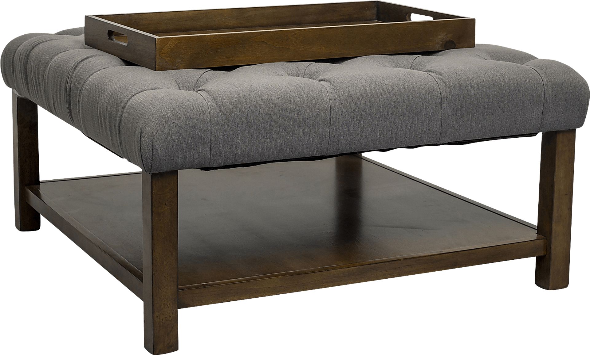Pharlow Dark Gray Cocktail Ottoman - Image 3