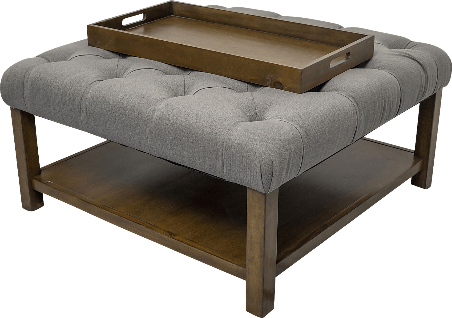 Pharlow Dark Gray Cocktail Ottoman - Image 5