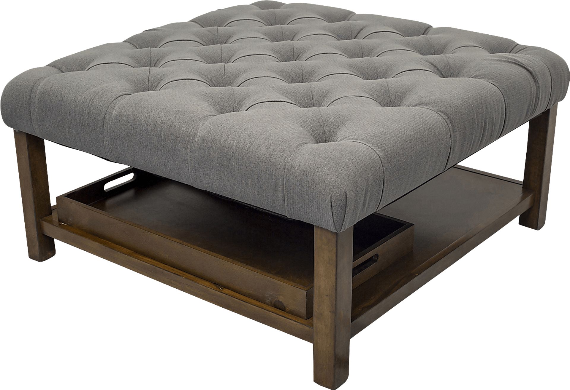 Pharlow Dark Gray Cocktail Ottoman - Image 6