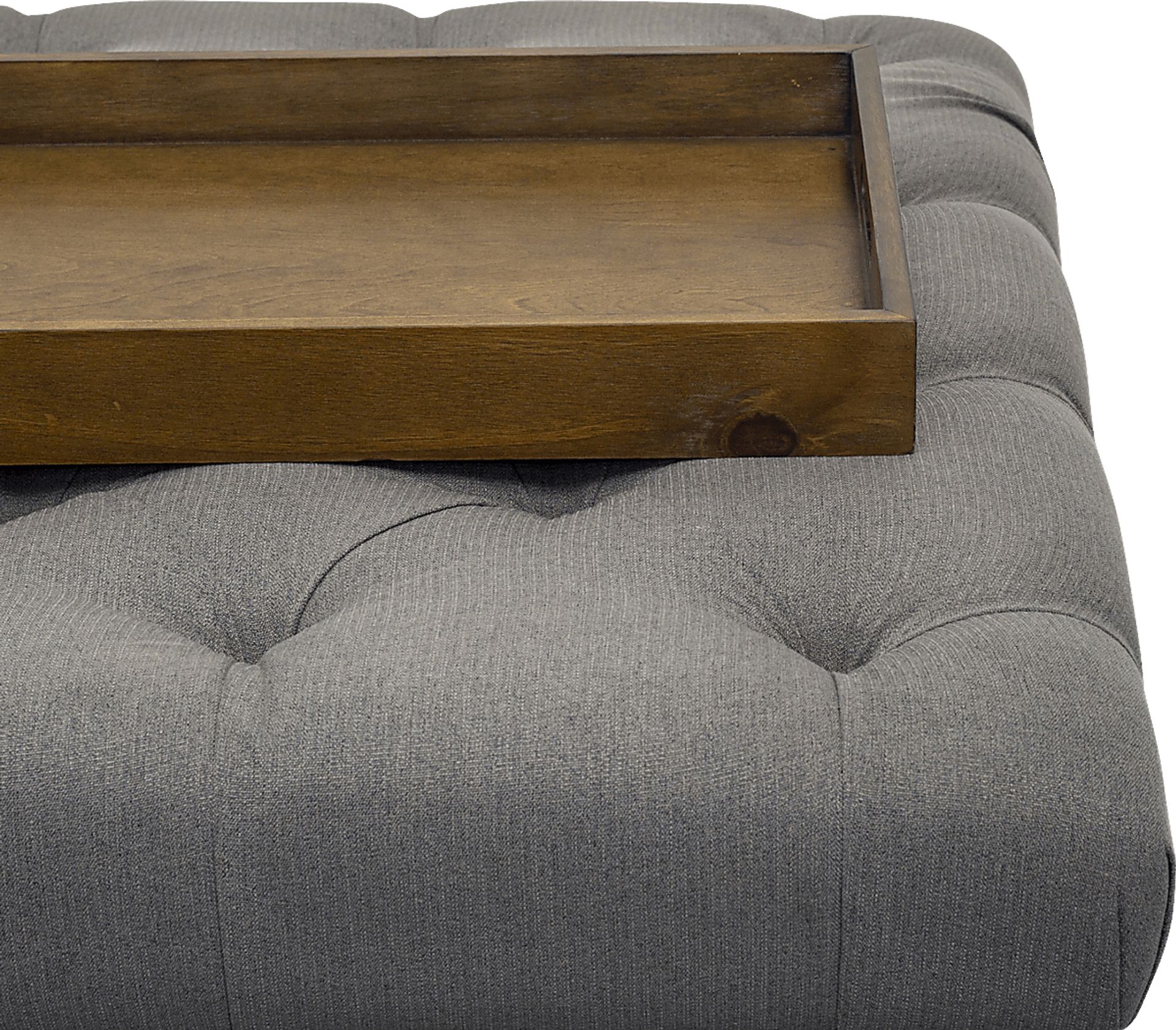 Pharlow Dark Gray Cocktail Ottoman - Image 9