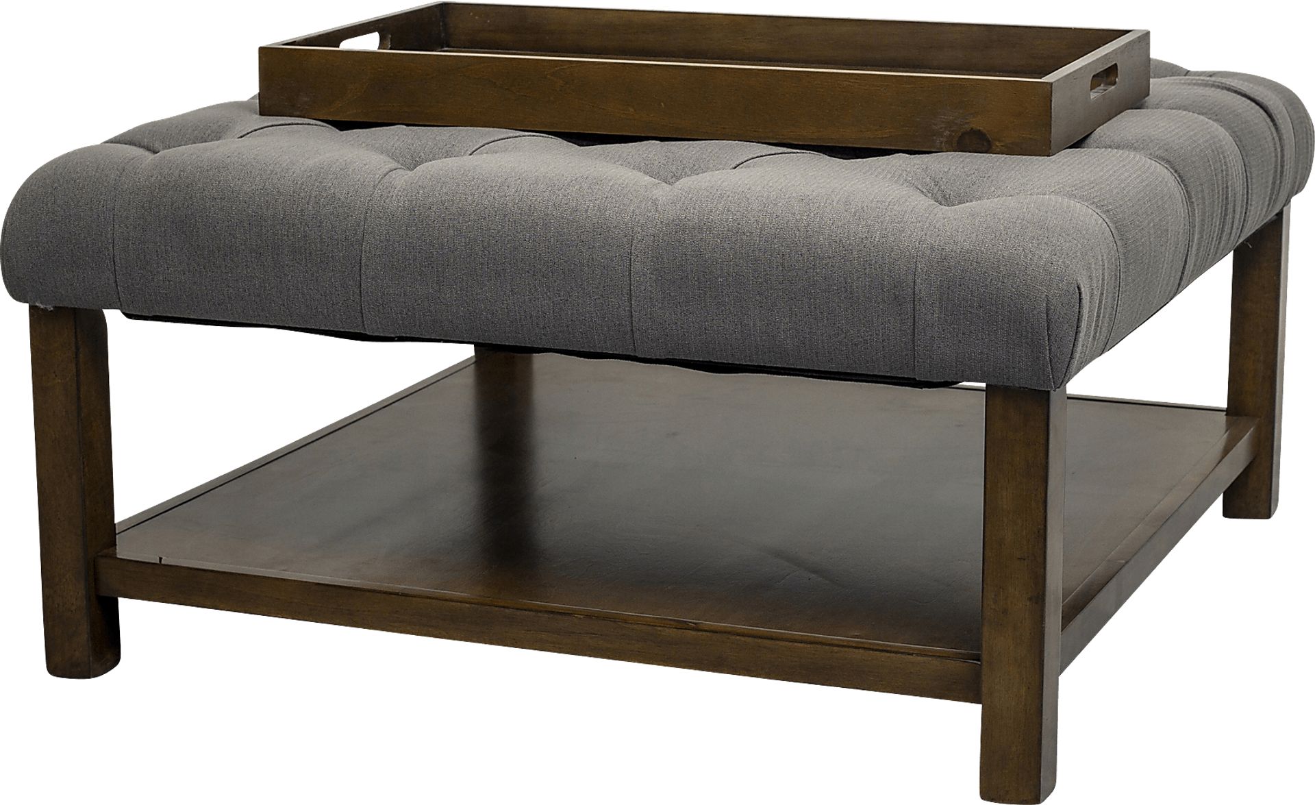 Pharlow Dark Gray Cocktail Ottoman - Image 10