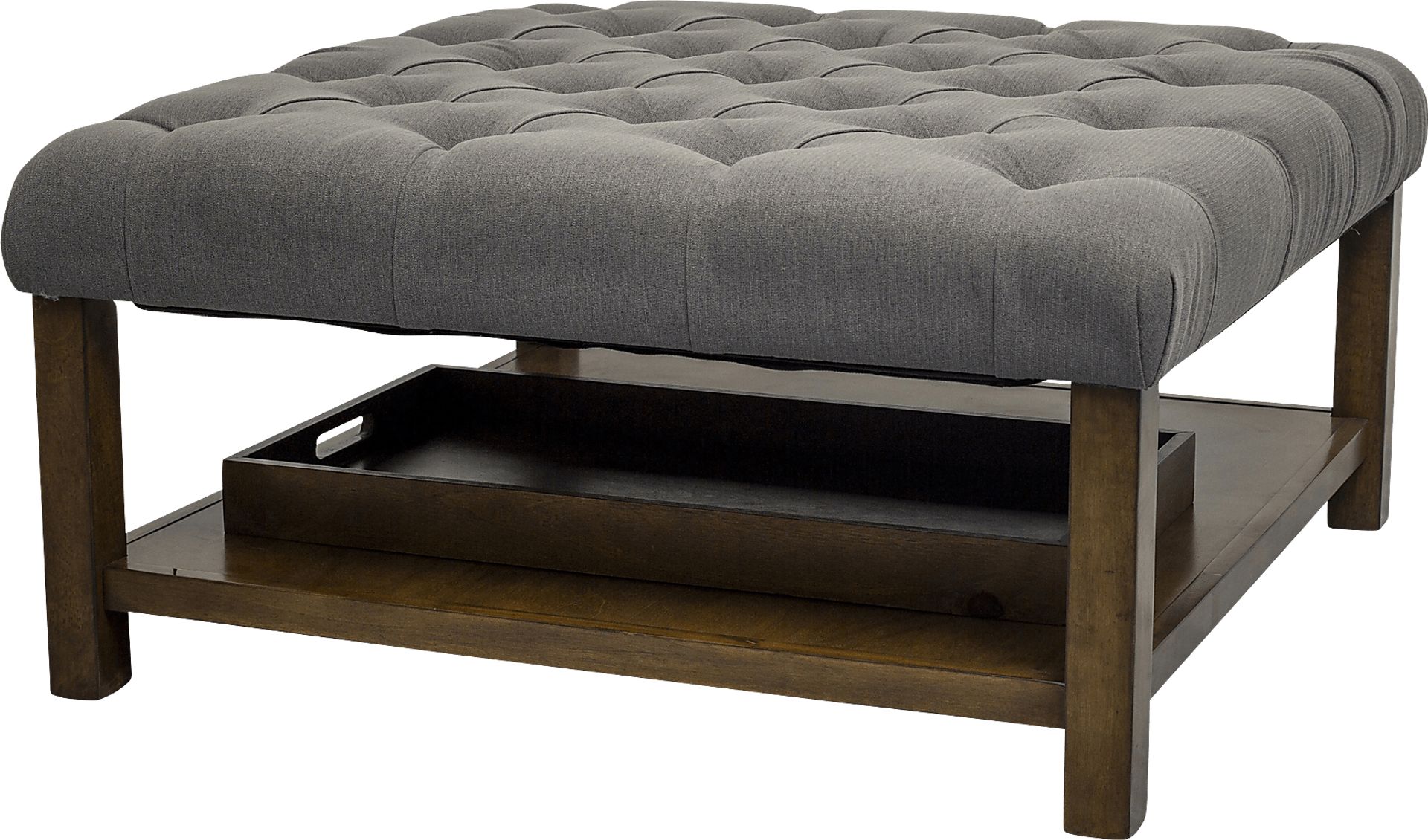 Pharlow Dark Gray Cocktail Ottoman - Image 1