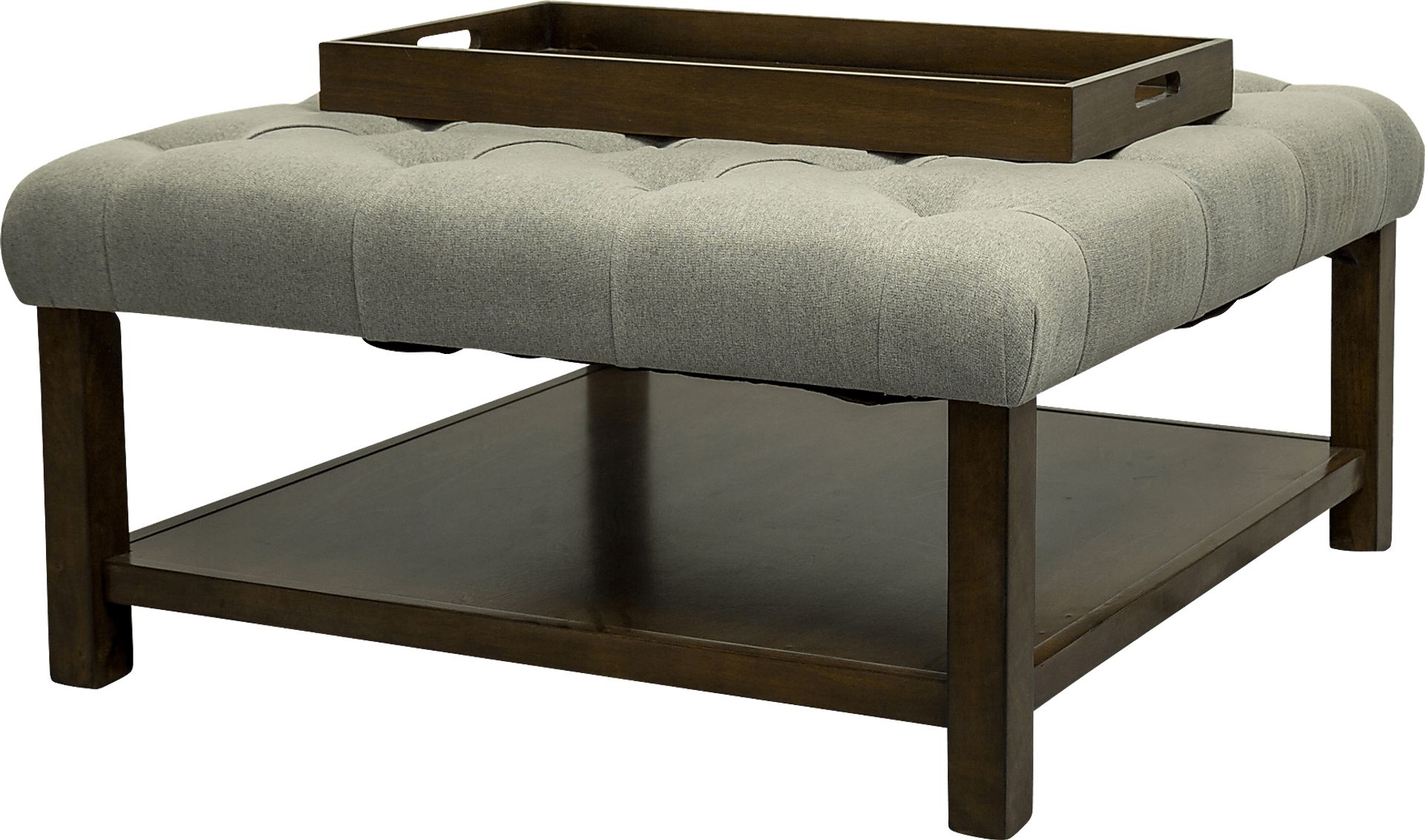 Pharlow Gray Cocktail Ottoman - Image 2