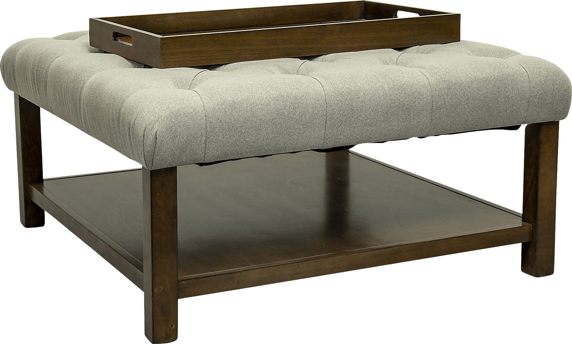 Pharlow Gray Cocktail Ottoman - Image 4