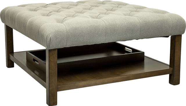 Pharlow Gray Cocktail Ottoman - Thumbnail - Image 5