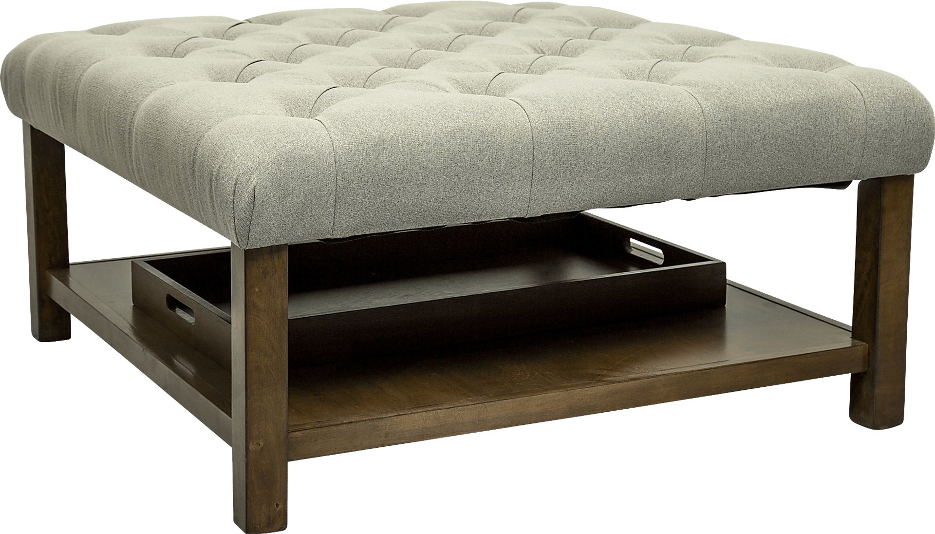 Pharlow Gray Cocktail Ottoman - Image 5