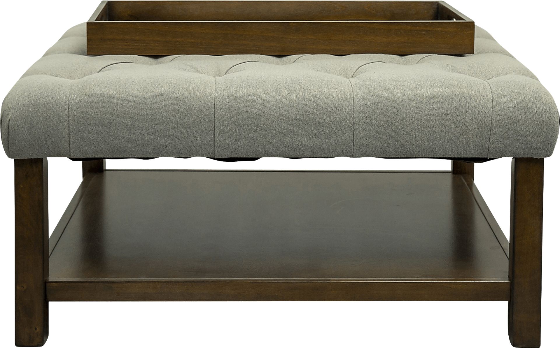 Pharlow Gray Cocktail Ottoman - Image 6