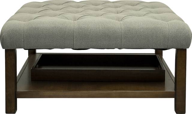 Pharlow Gray Cocktail Ottoman - Thumbnail - Image 7