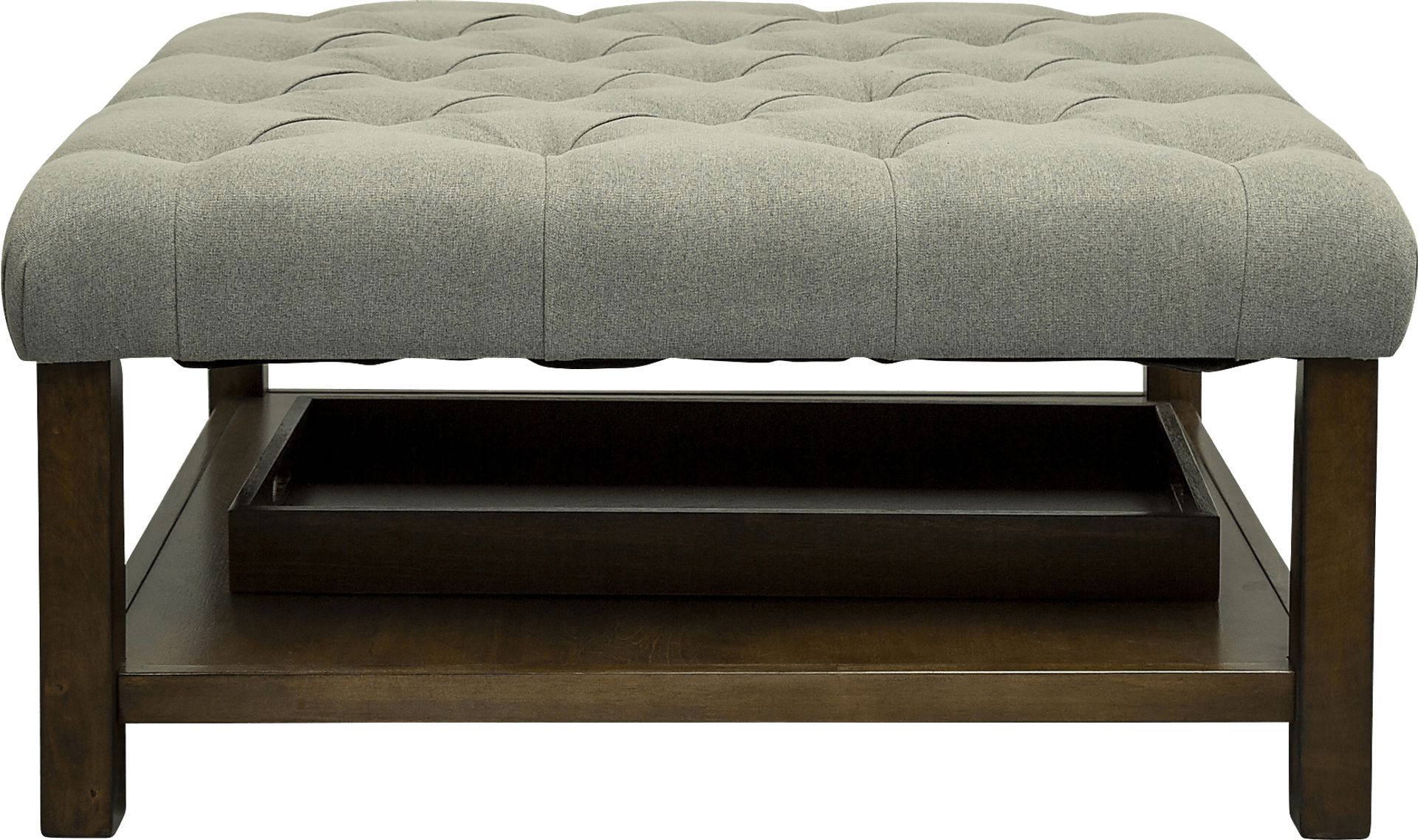 Pharlow Gray Cocktail Ottoman - Image 7