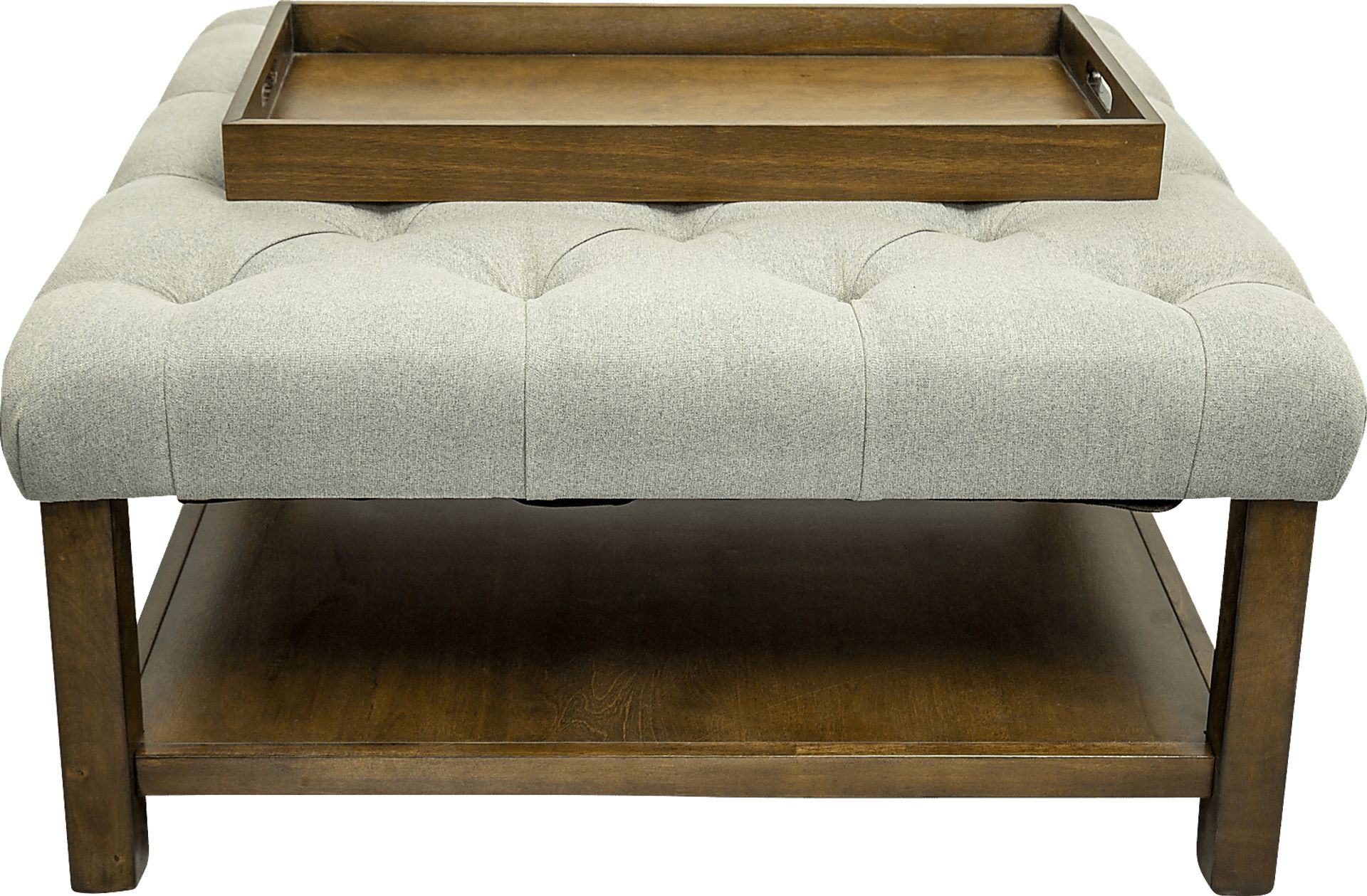 Pharlow Gray Cocktail Ottoman - Image 8