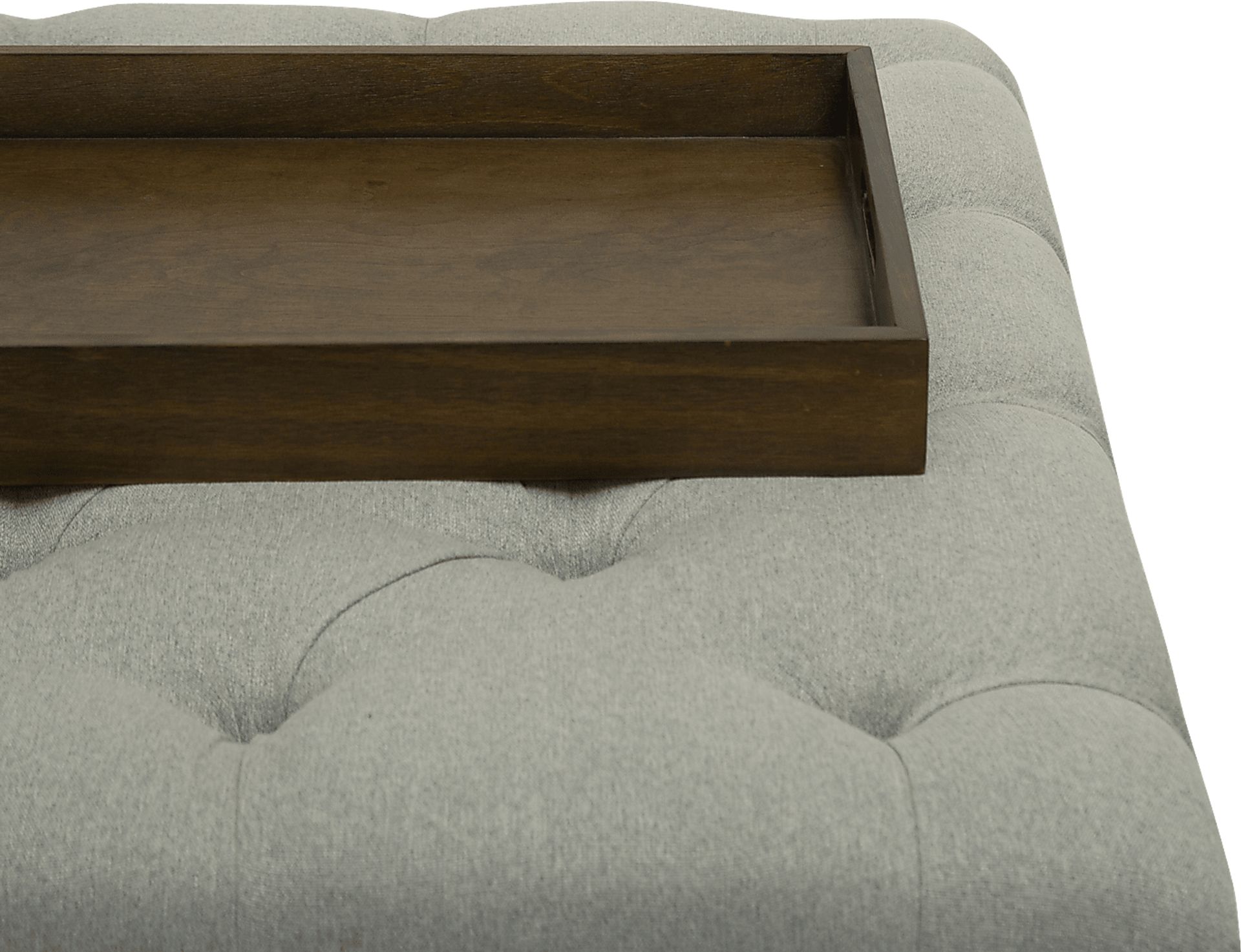 Pharlow Gray Cocktail Ottoman - Image 9