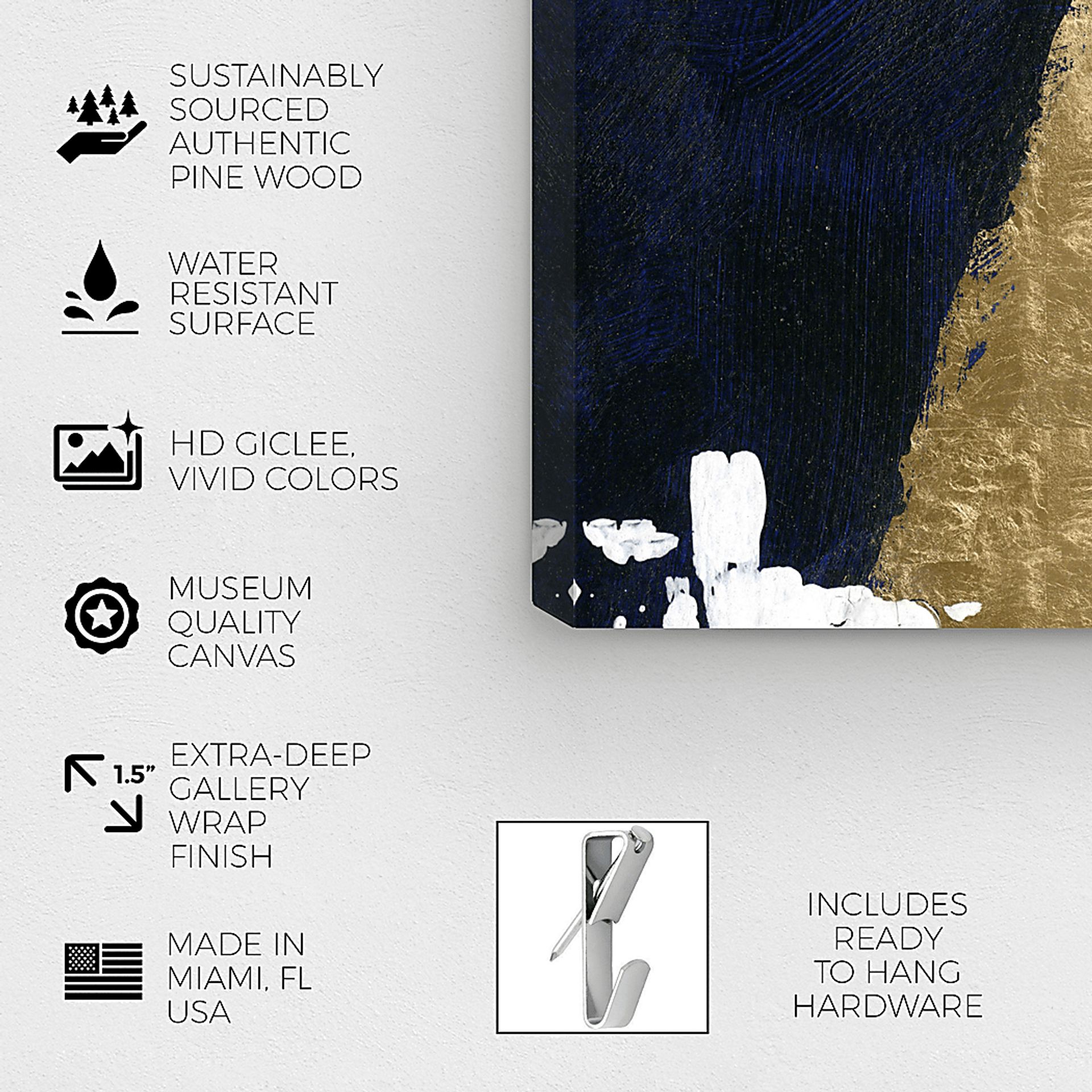 Phase Of Change Gold Artwork - Image 2