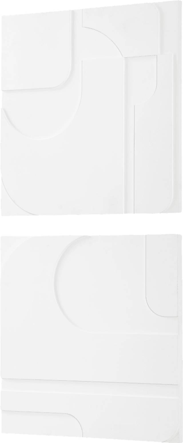 Pheelex White Wall Decor, Set of 2 - Thumbnail - Image 4