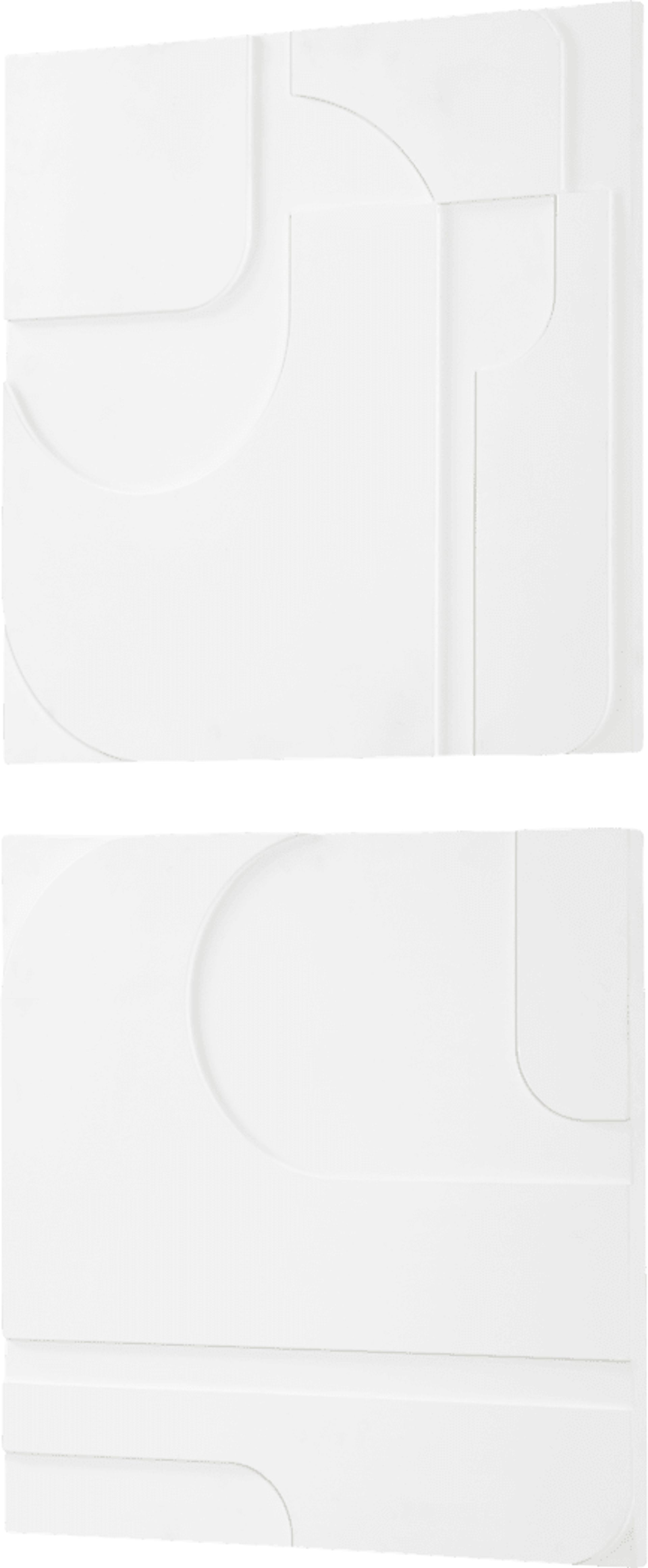 Pheelex White Wall Decor, Set of 2 - Image 4
