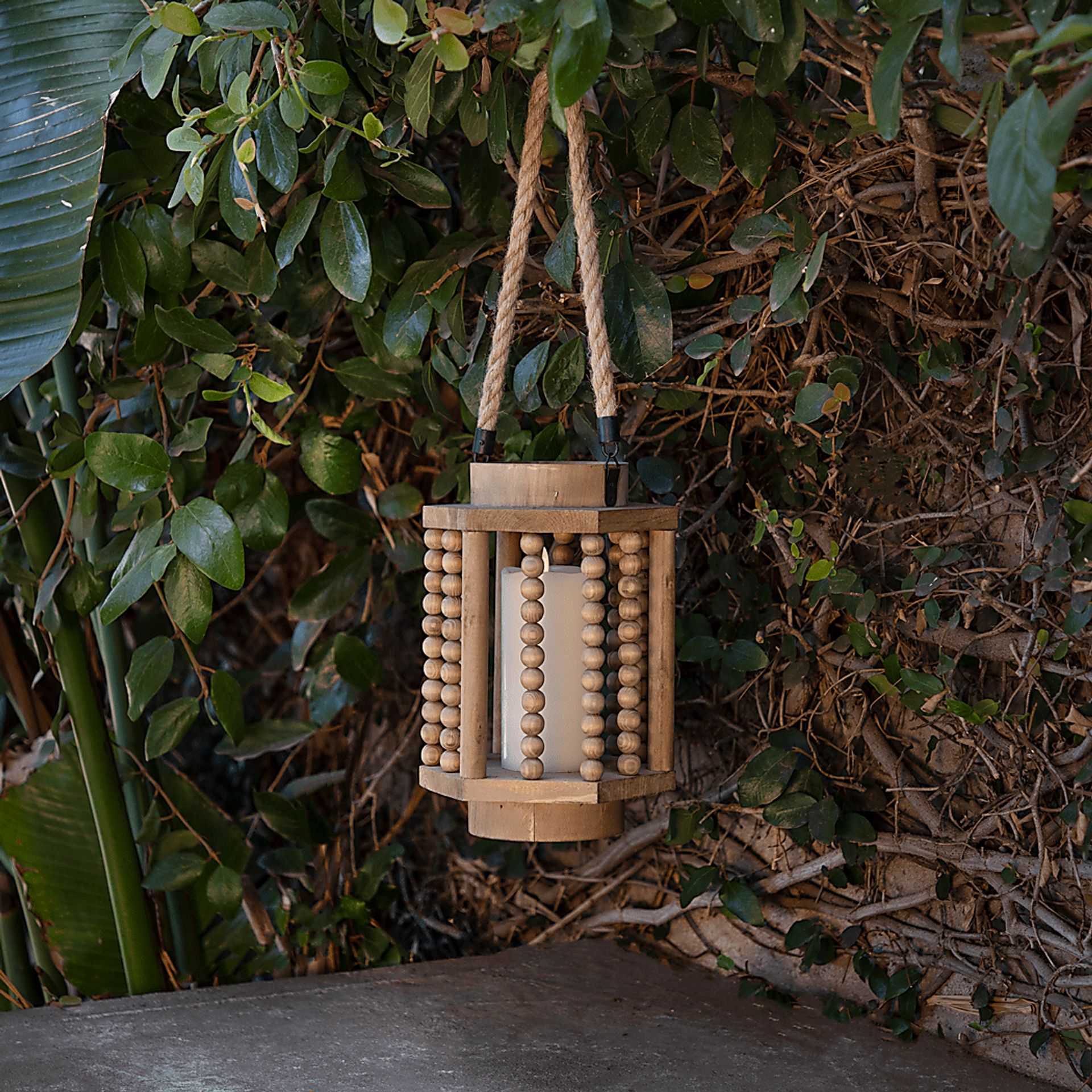 Phellan Brown Lantern - Image 2